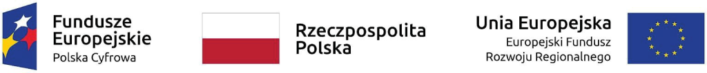 loga: fundusze europejskie, Rzeczpospolita Polska, Unia Europejska