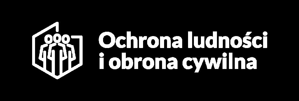 Logotyp Ochrona ludności i obrona cywilna.
